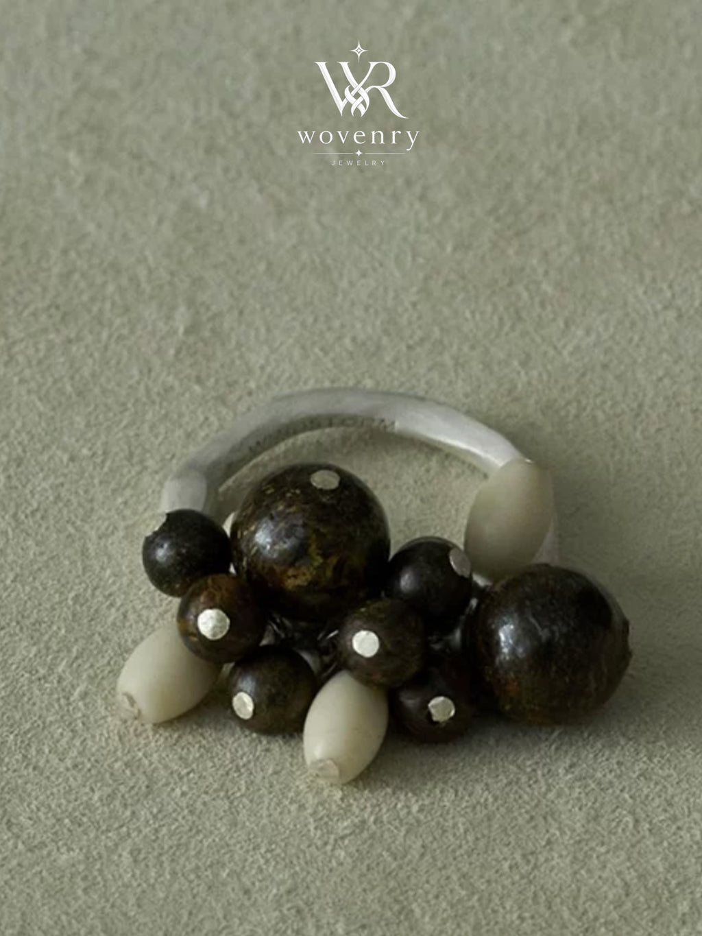 Wild Seed Sterling Bead Ring