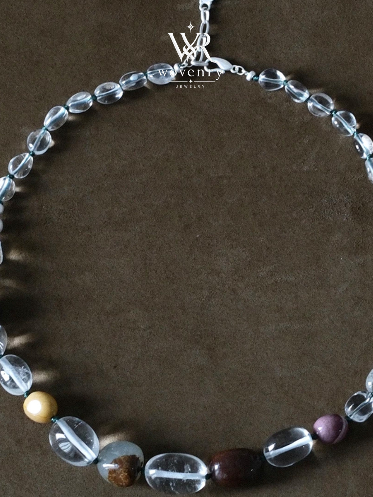 Crystal Opal Beaded Necklace