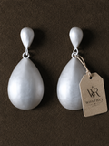 Falling Silver Dew Earrings