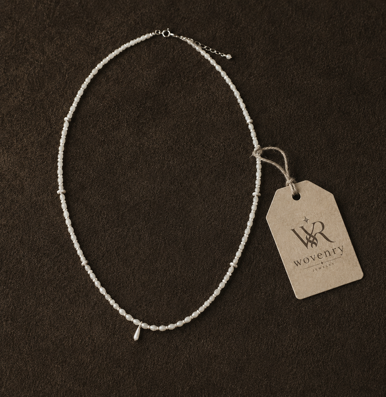 Ancient Fossil Beaded Necklace