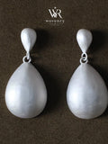 Falling Silver Dew Earrings