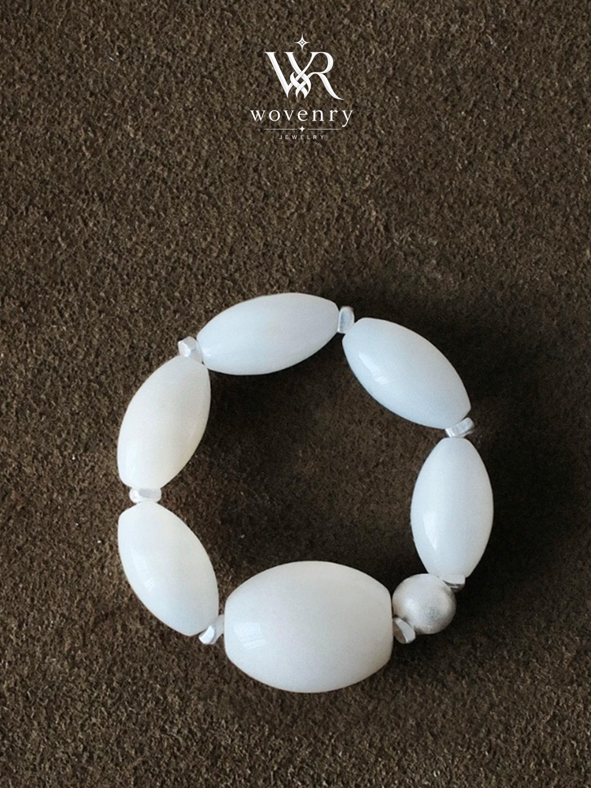 Moonstone Whisper Beaded Ring