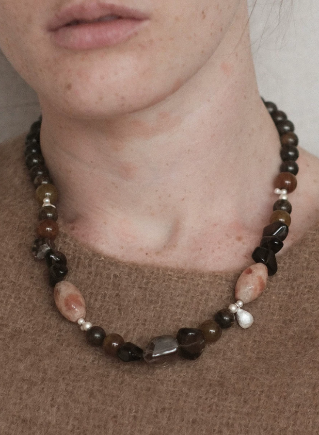 Smoky Quartz Chaos Necklace