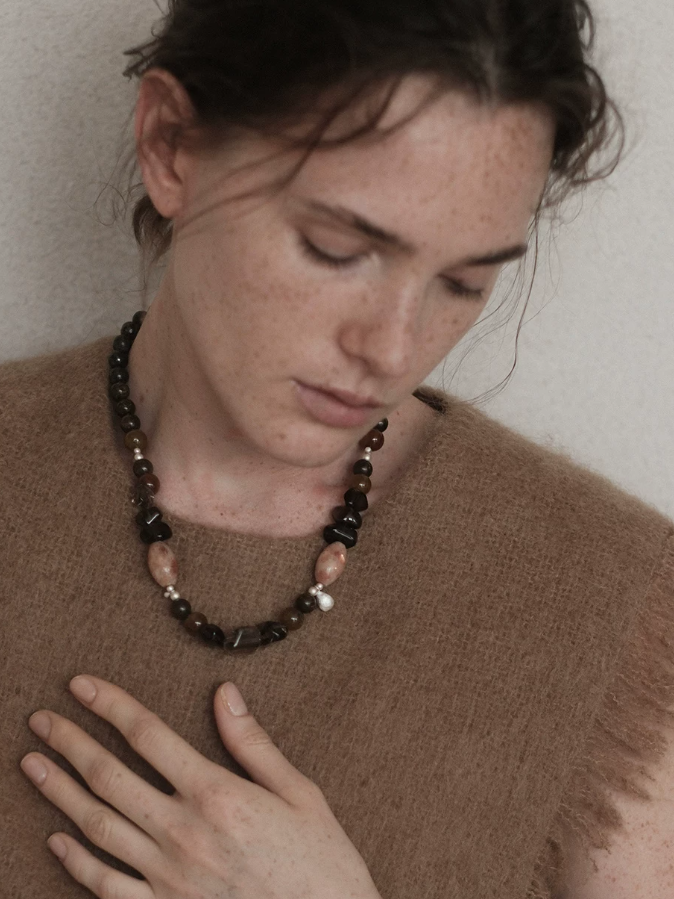 Smoky Quartz Chaos Necklace