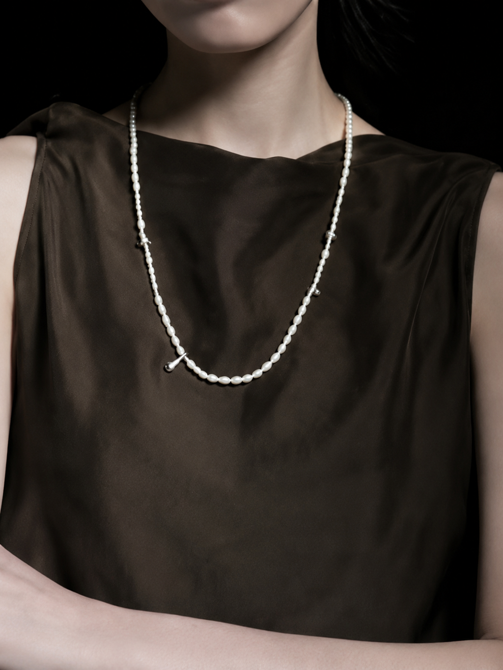 Ancient Fossil Beaded Necklace